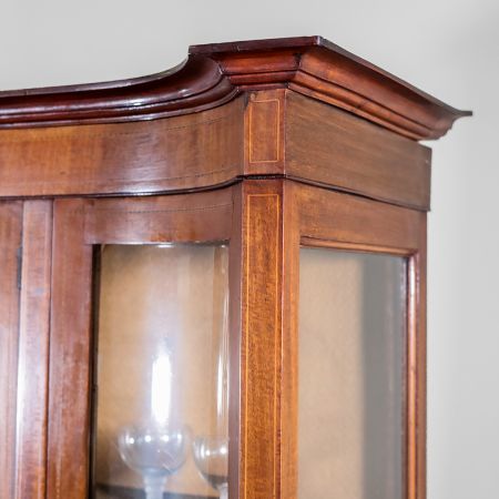 Antike Mahagoni Vitrine Edwardian Epoche um ca. 1900