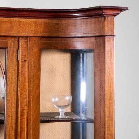 Antike Mahagoni Vitrine Edwardian Epoche um ca. 1900