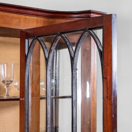 Antike Mahagoni Vitrine Edwardian Epoche um ca. 1900