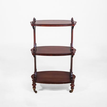2x Victorian Whatnot Flame Mahogany
