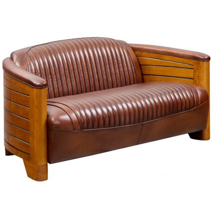 Art Deco Clubsofa "Nautic" Tundra 2 Sitzer