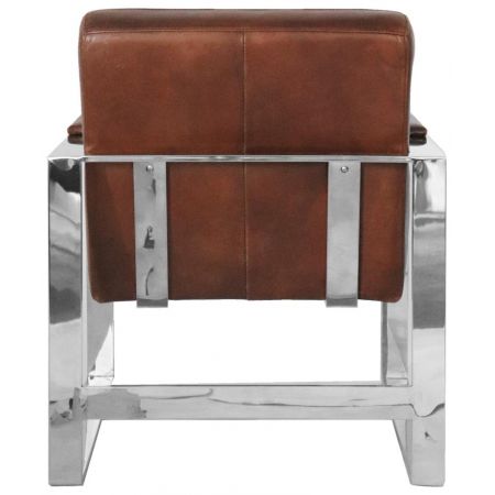 Klassischer Art Deko Chrom Sessel