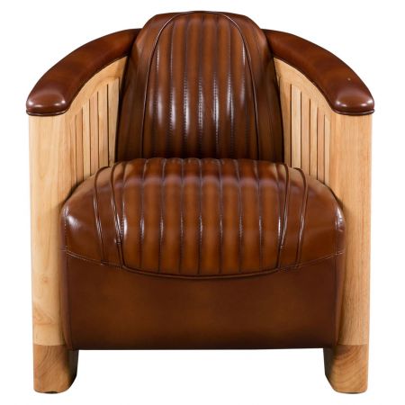 Ledersessel Clubsessel Retro Vintage Art Deco klassisch französisch