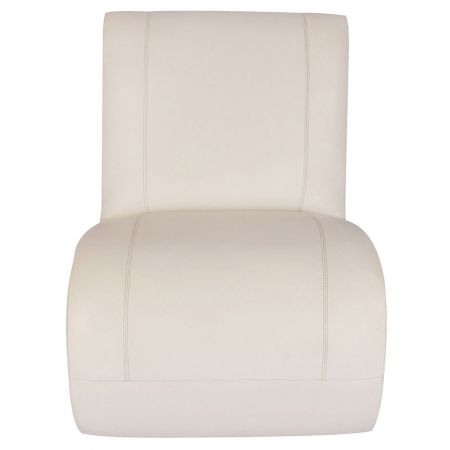 Französischer Retro Art Deco Sessel Stuhl Leder klassisch