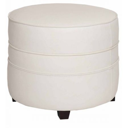 "Pouf Barquette" Hocker Weiß