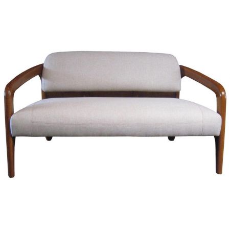 Stoffsofa Ledersofa Vintage Retro klassisch französisch 2-Sitzer