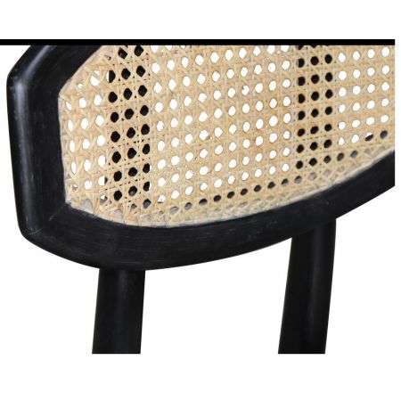 Leinenstoff Stuhl Leinenstuhl Retro Vintage Massivholz Eiche