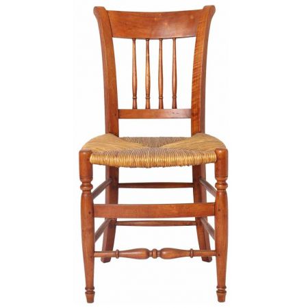 Massivholz Eiche Eichenstuhl Holzstuhl Retro Vintage französisch klassisch