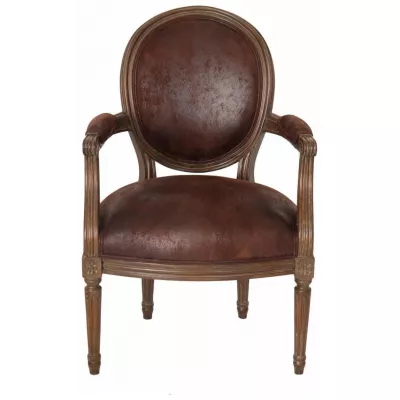 Küchenstuhl Eiche Massivholz Stoff Esszimmerstuhl Retro Vintage