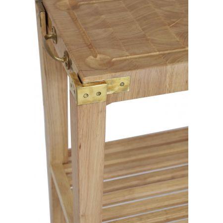 Klassischer Massivholz Beistelltisch Holztisch französisch Vintage Retro