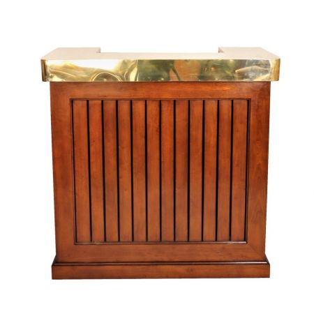 Art Deco Retro Massivholz Nussbaum Holzbar