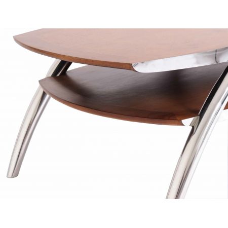 Klassischer französischer Sofatisch Couchtisch Massivholz Retro