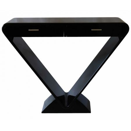 Klassische französische Konsole Massivholz Retro Vintage Art Deco