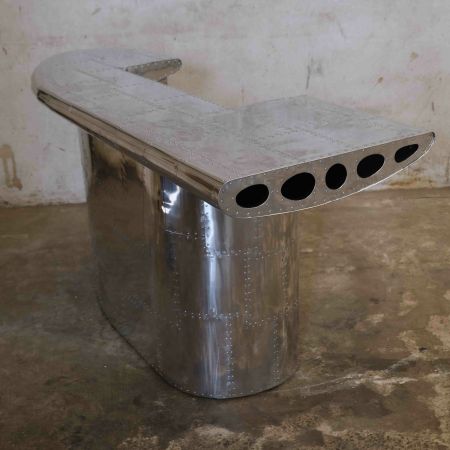 Art Déco "D. Clipper" Alu Wing Bar