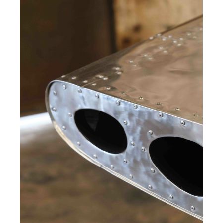 Art Déco "D. Clipper" Alu Wing Bar