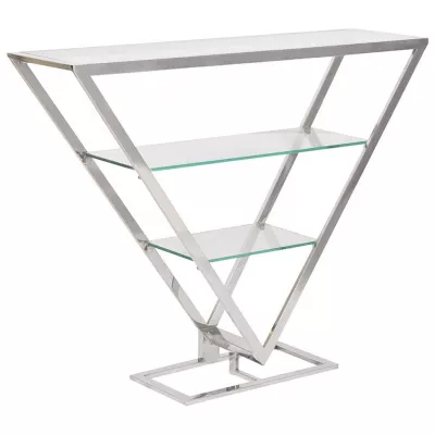 Delta Etagere Iso Inox Glas Stahl