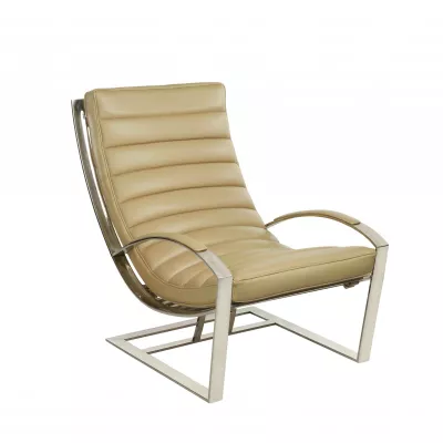 Sessel Madrid, Leder Beige