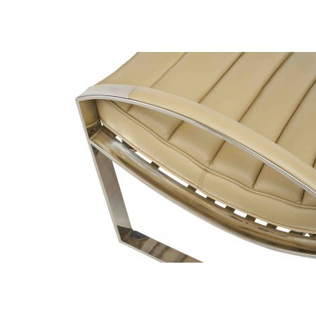 Sessel Madrid, Leder Beige