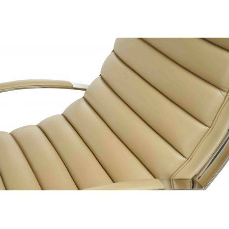 Sessel Madrid, Leder Beige