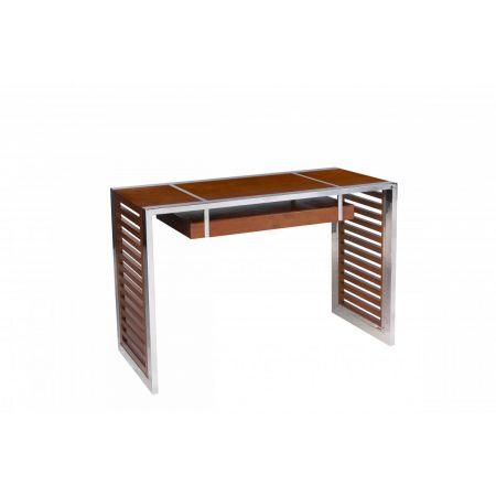 "Inox Version II" Schreibtisch Art Deco Style