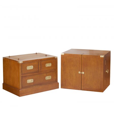 Nautische Bar / Barschrank im maritimen Stil