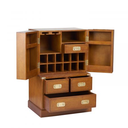 Nautische Bar / Barschrank im maritimen Stil