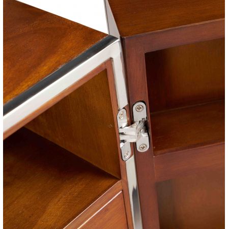 Art Déco "Riviera" Bar Inox Klein