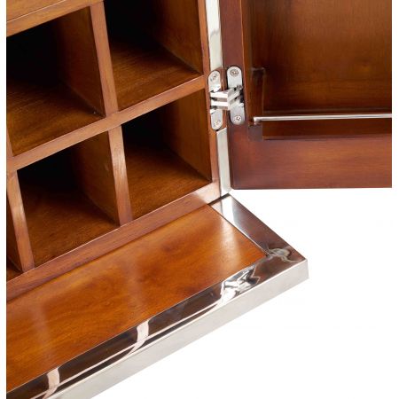 Art Déco "Riviera" Bar Inox Klein