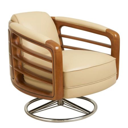 "Monaco 2 Drehbar Beige" Clubsessel