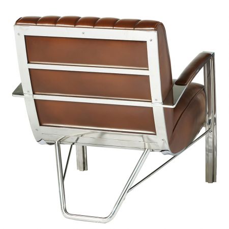 Sessel CLUB N7, Leder Braun