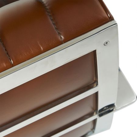 Sessel CLUB N7, Leder Braun