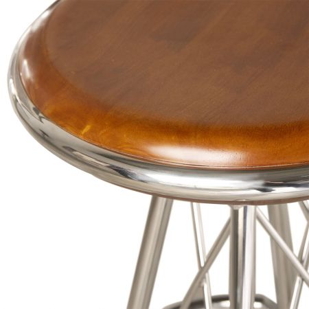 Massivholz Barhocker Holz Hocker klassisch französisch