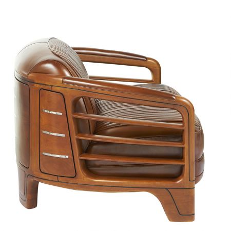 Clubsofa Riviera Vintage 2-Sitzer Leder Vintage