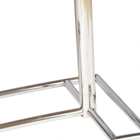 Schreibtisch RIVIERA Mahagoni Inox Stahl