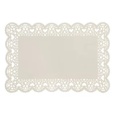 Clayre & Eef Tischset mit schönem Rand beige