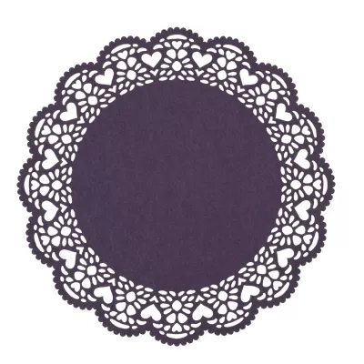 Clayre & Eef Rundes Tischset lila Ø35 cm