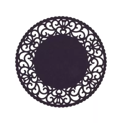 Clayre & Eef Rundes Tischset lila Ø35 cm