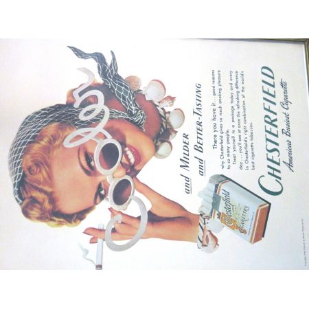 Bild "Chesterfield" (1von3)  Original Werbung 30er