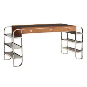 Schreibtisch "Inox III" Art Deco Stil