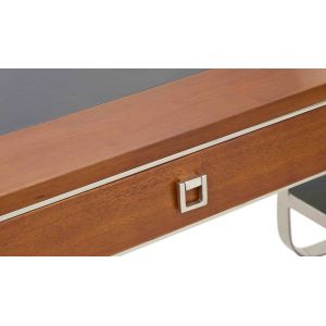 Schreibtisch "Inox III" Art Deco Stil