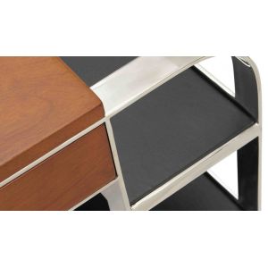 Schreibtisch "Inox III" Art Deco Stil