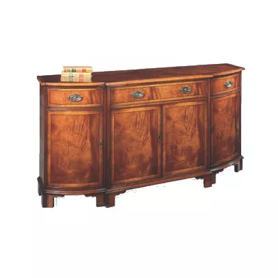 4-Türiger Sideboard mit Schubladen in Mahagoni  auch in Eibe