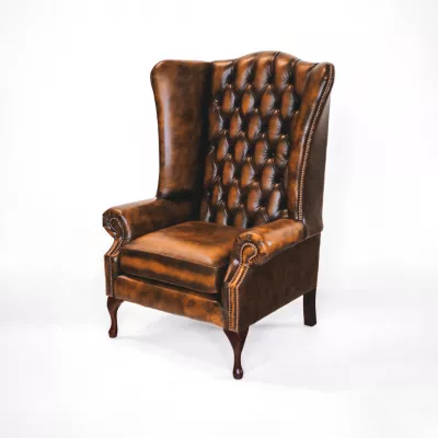 Chesterfield Ohrensessel "Grand Queen Anne Chair"