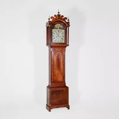 Grandfather Clock by Merrison, James A. of Loddon – Viktorianische Massivholz Standuhr, antike Uhr aus England, antike Standuhr