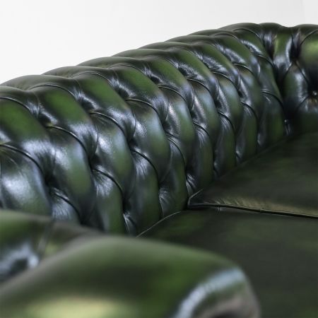 "London Classic" 3-Sitzer Original englisches Chesterfield Sofa