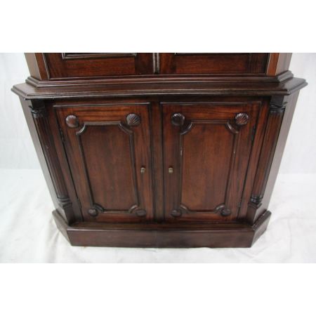 Eckschrank Antik, Victorian Mahagoni Massivholz