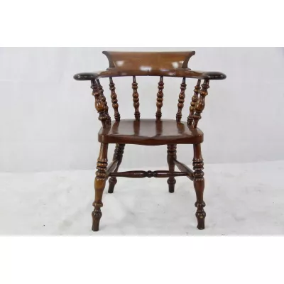 Eiche Armlehnenstuhl Captain Chair "Victorian" aus England