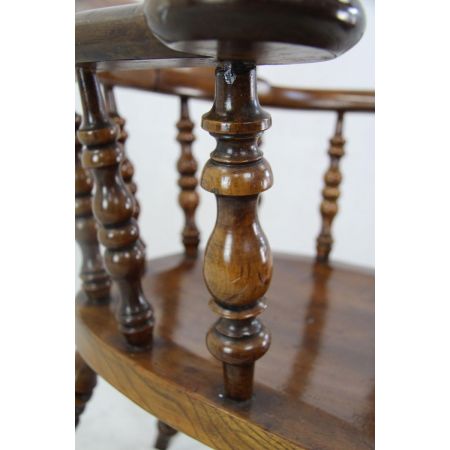 Eiche Armlehnenstuhl Captain Chair "Victorian" aus England