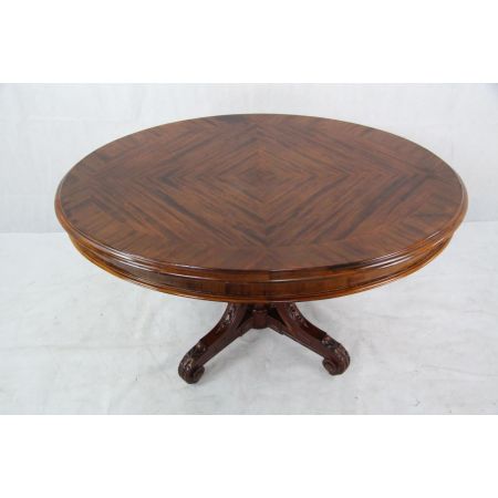 Wohnzimmertisch -  Salontisch   aus dem 19. jahrhundert Nussbaum