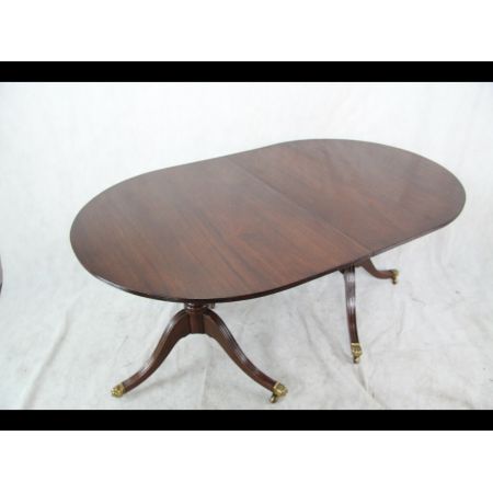D-End DiningTable Esstisch Mahagoni handpoliert